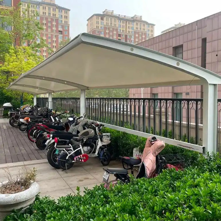 平阴县膜结构电动车棚